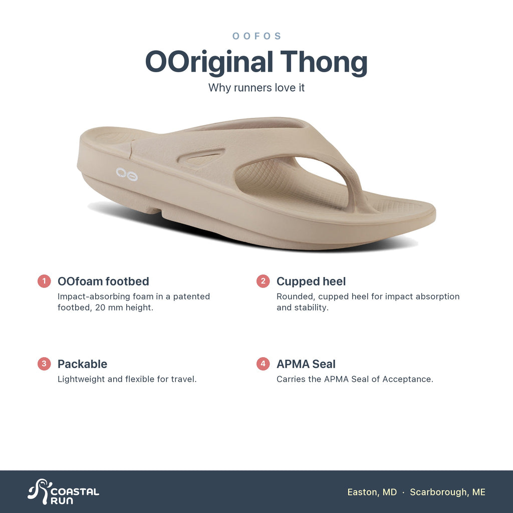 OOFOS OOriginal Thong Nomad features