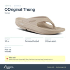 OOFOS OOriginal Thong Nomad specs