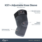 OS1st Performance Knee Sleeve Runners Knee -- Patellar Tendonitis features