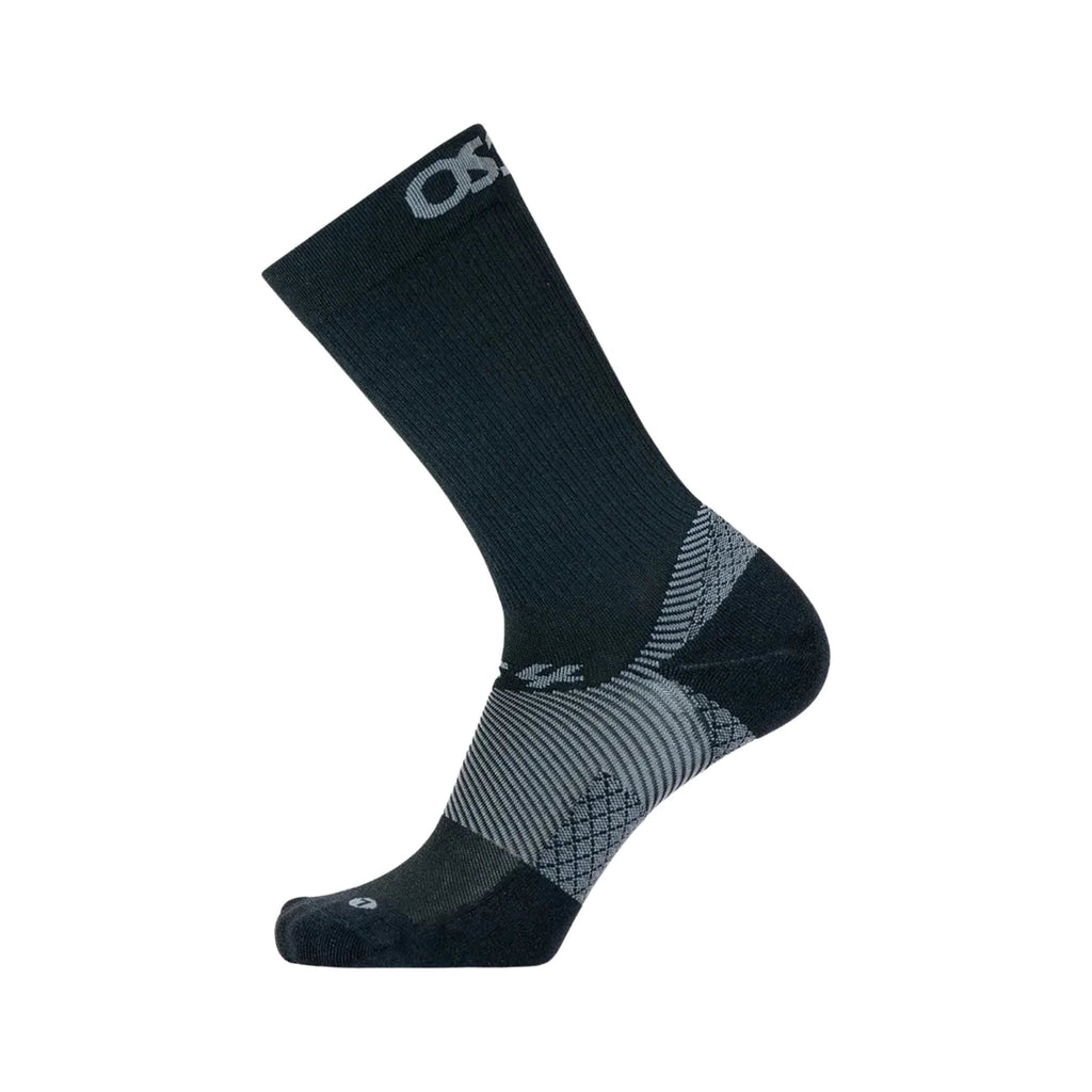 OS1st Plantar Fasciitis Crew Sock Black