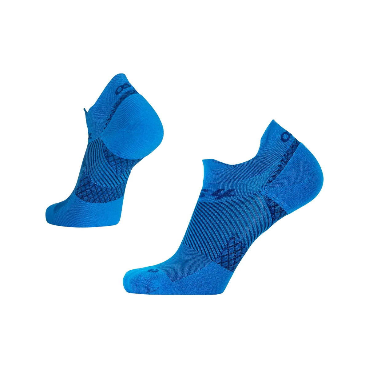 OS1st Plantar Fasciitis No Show Socks Blue