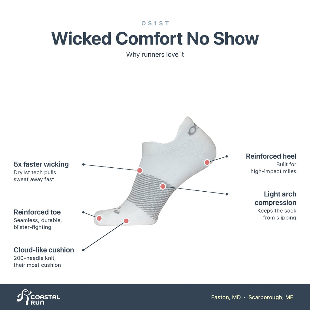 OS1st Wicked Comfort Socks features