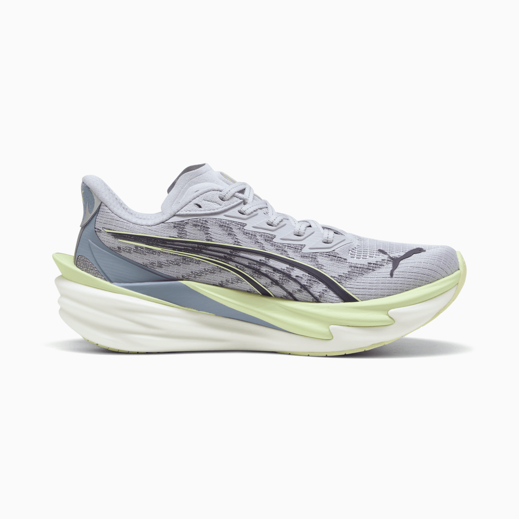 Women's - Puma Deviate Nitro 4 - Vibrant Silver/Apple Spritz