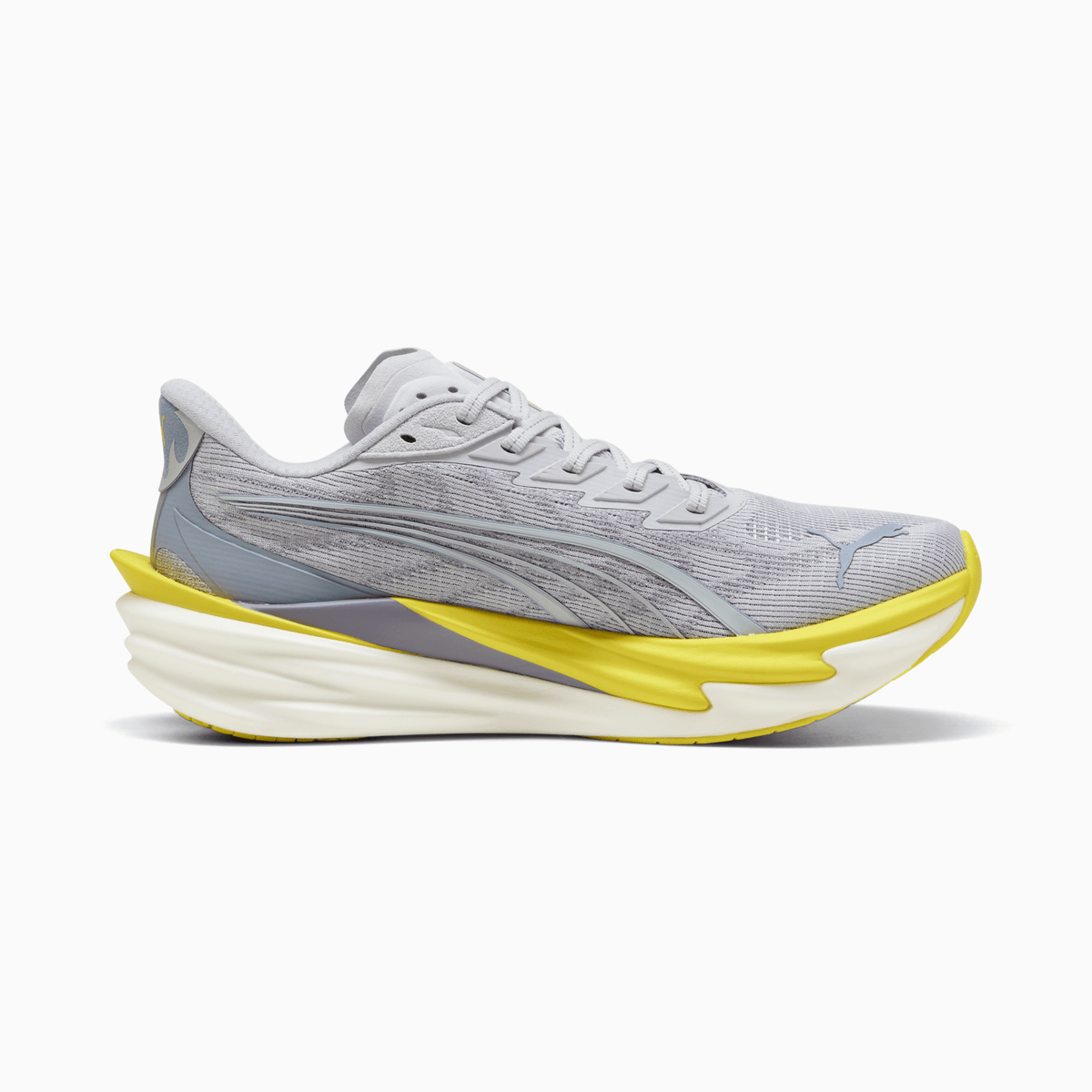 Men's - Puma Deviate Nitro 4 - Vibrant Silver/Lux Lime