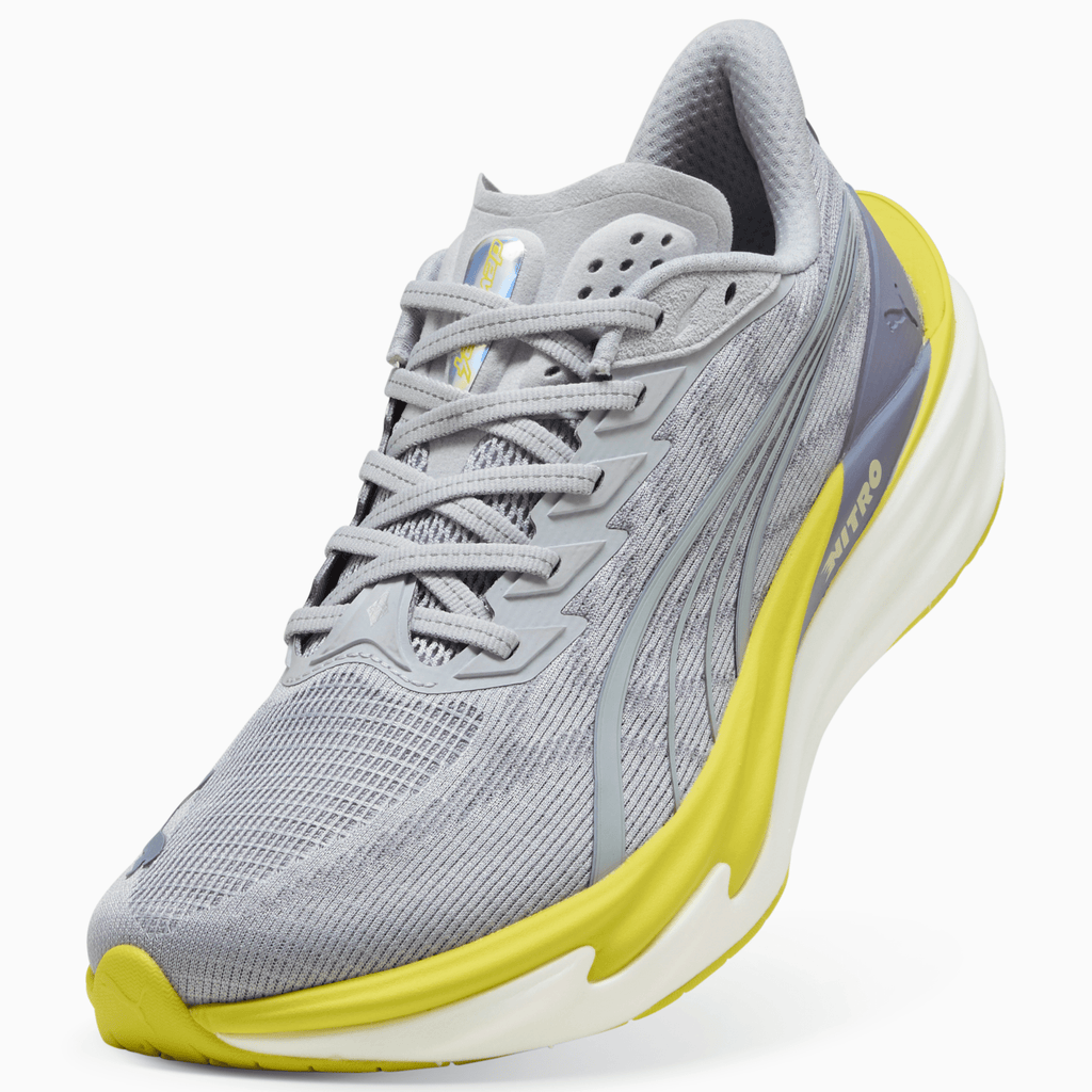 Men's - Puma Deviate Nitro 4 - Vibrant Silver/Lux Lime