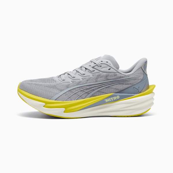 Men's - Puma Deviate Nitro 4 - Vibrant Silver/Lux Lime