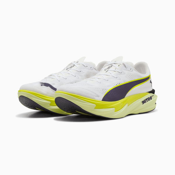 Men's - Puma Deviate Nitro Elite 4 - White Apple Spritz/Lux Lime