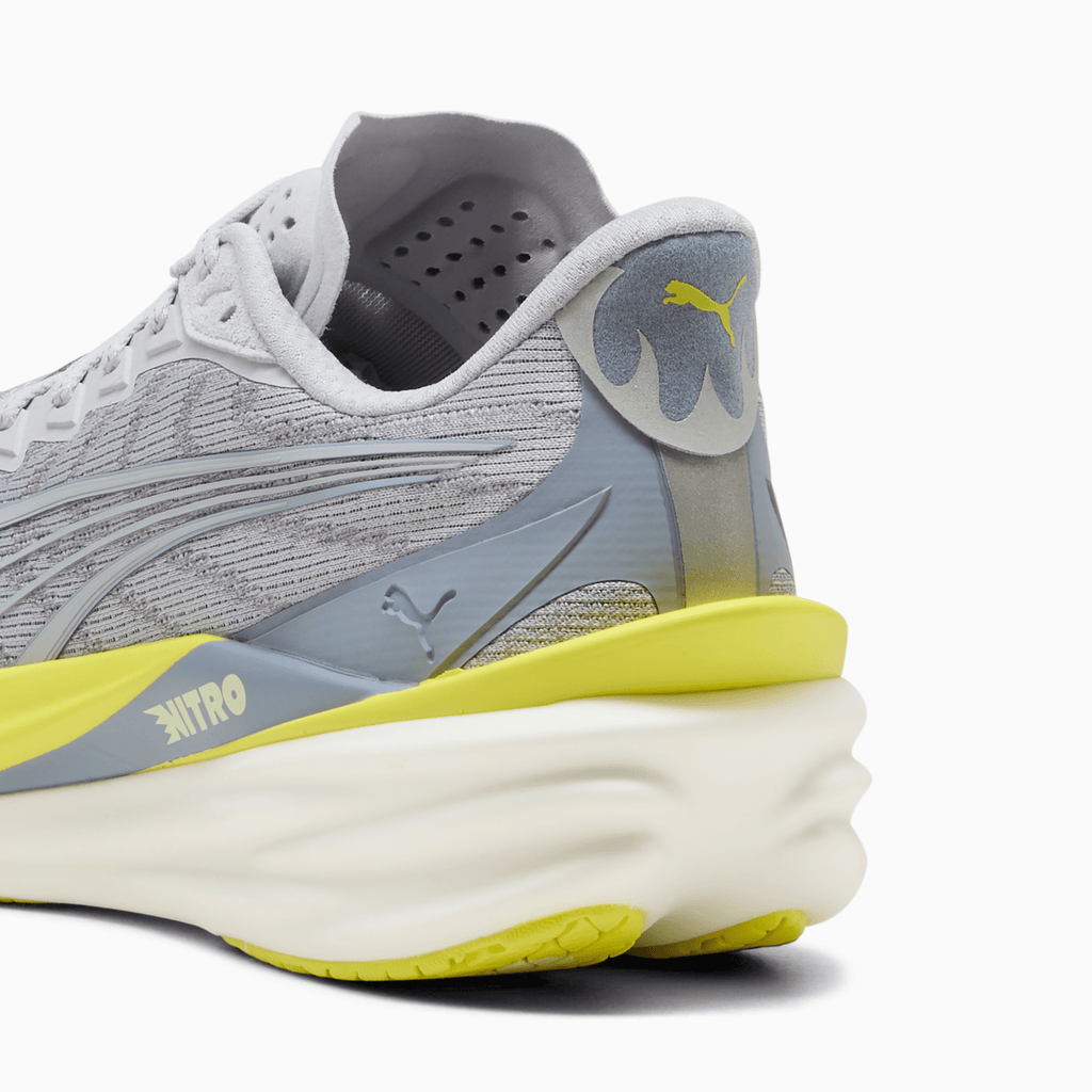 Men's - Puma Deviate Nitro 4 - Vibrant Silver/Lux Lime