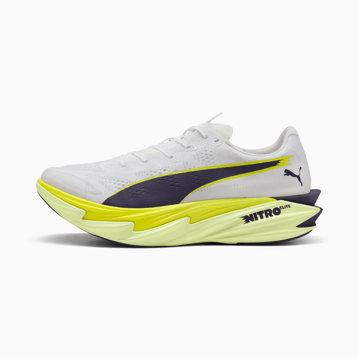 Men's - Puma Deviate Nitro Elite 4 - White Apple Spritz/Lux Lime