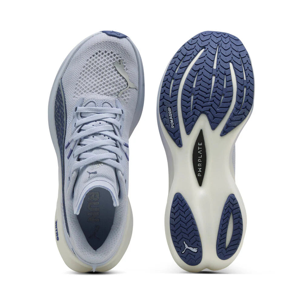 Women's - Puma Deviate Nitro 3 - Cool Weather/Blue Crystal/Puma Silver