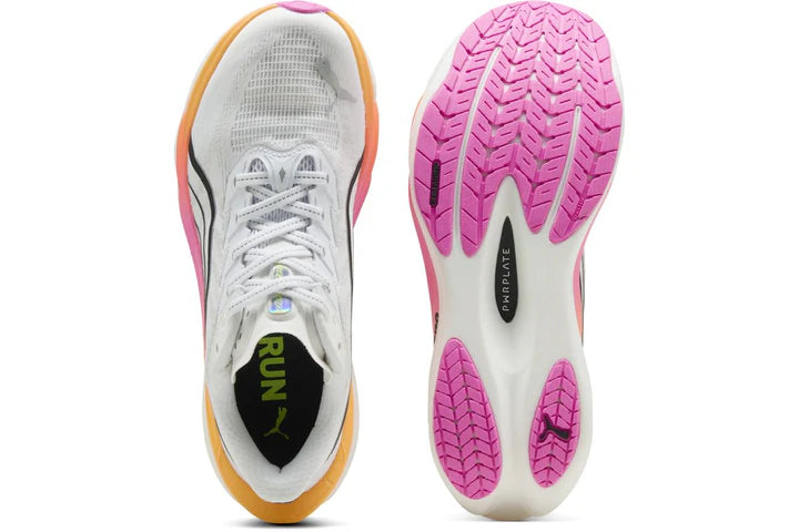 Women's - Puma Deviate Nitro 4 - Puma White/Poison Pink/Red