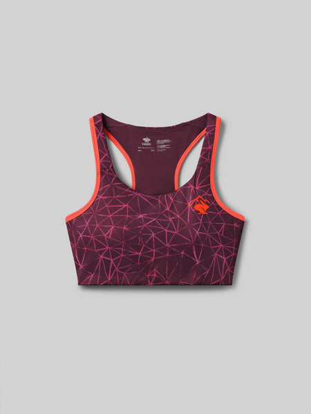rabbit Women's Hydration Trail Bra Mauve Trails