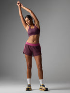 rabbit Women's Hydration Trail Bra Mauve Trails