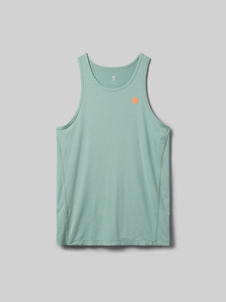 rabbit Men's Ice Perf Tank Iceberg Green