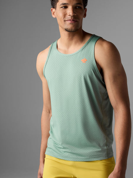 rabbit Men's Ice Perf Tank Iceberg Green