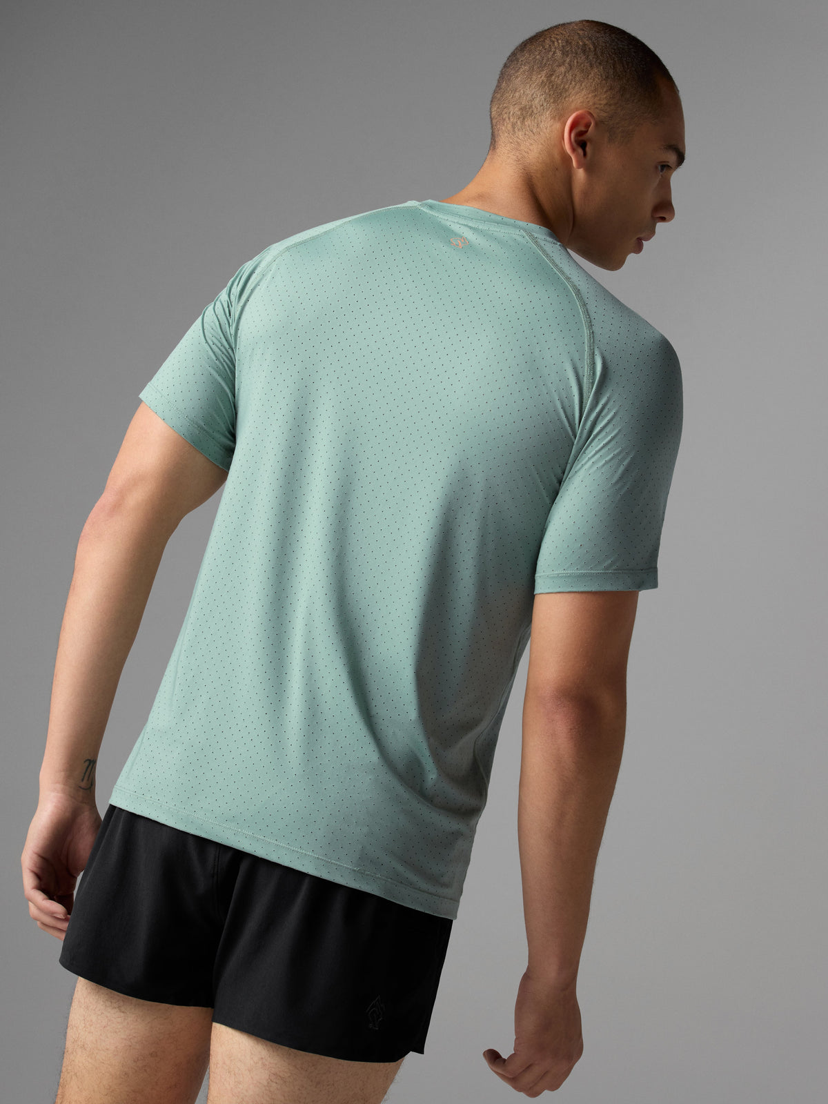 rabbit Men's Ice Perf Tee SS Iceberg Green