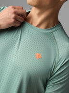 rabbit Men's Ice Perf Tee SS Iceberg Green