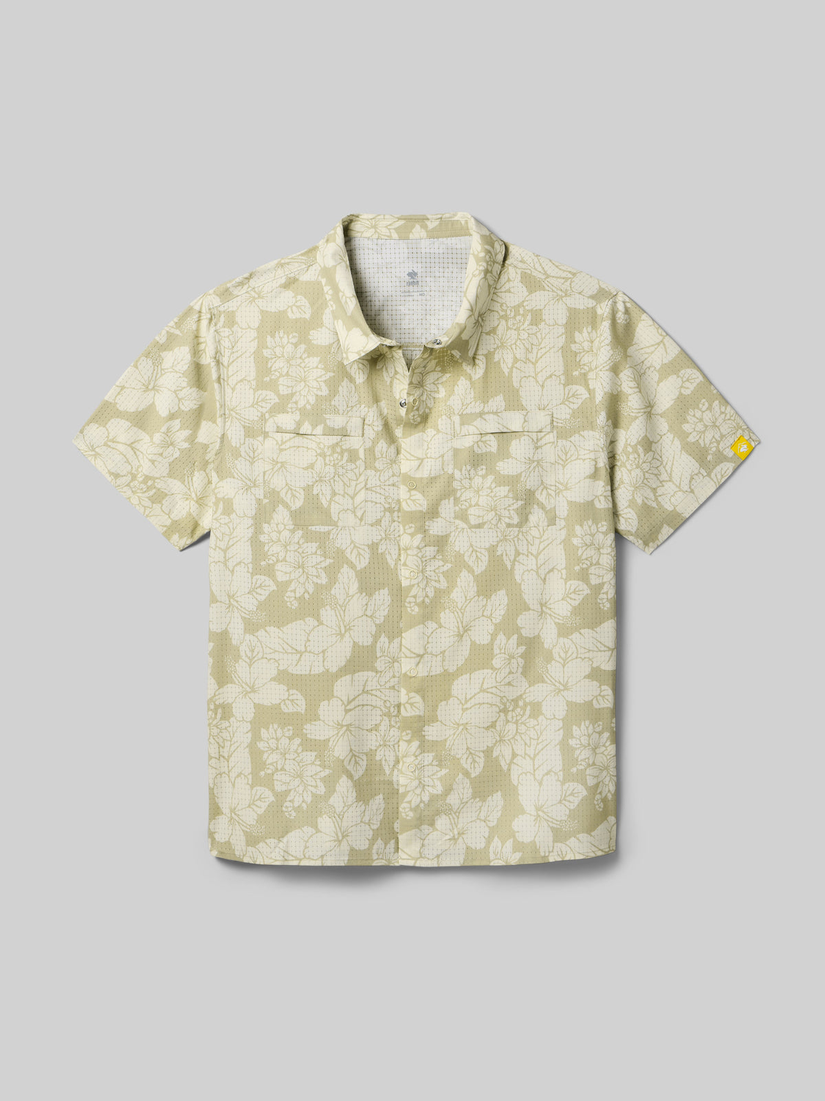 rabbit Men's High Country Relaxed SS Mojave Hibiscus