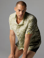 rabbit Men's High Country Relaxed SS Mojave Hibiscus