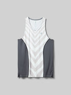 rabbit Men's Tempo Tank Gray Zebra