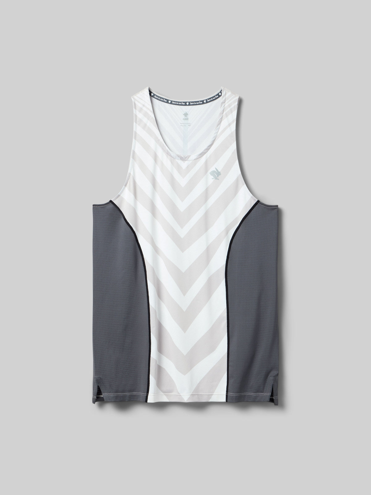 rabbit Men's Tempo Tank Gray Zebra