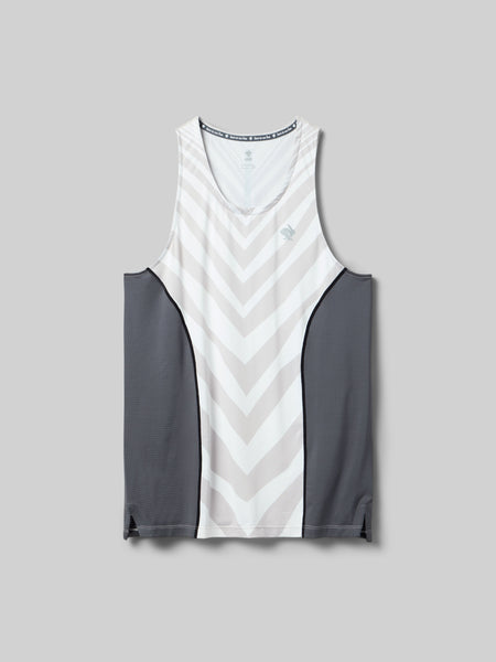 rabbit Men's Tempo Tank Gray Zebra