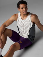 rabbit Men's Tempo Tank Gray Zebra