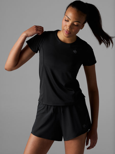 rabbit Women's Tempo Tee SS Black