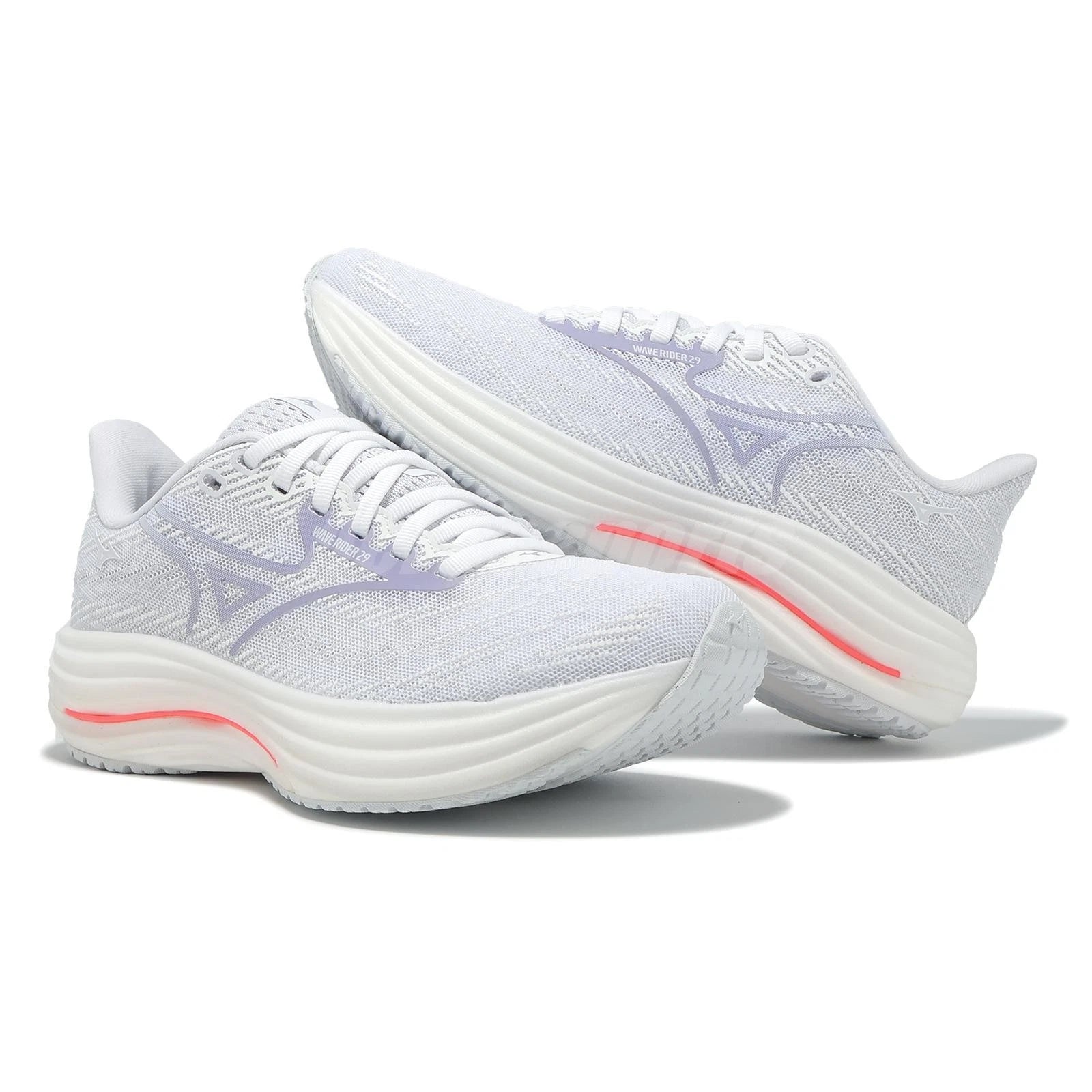 Women's - Mizuno Wave Rider 29 - WHITE-ICELANDIC BLUE