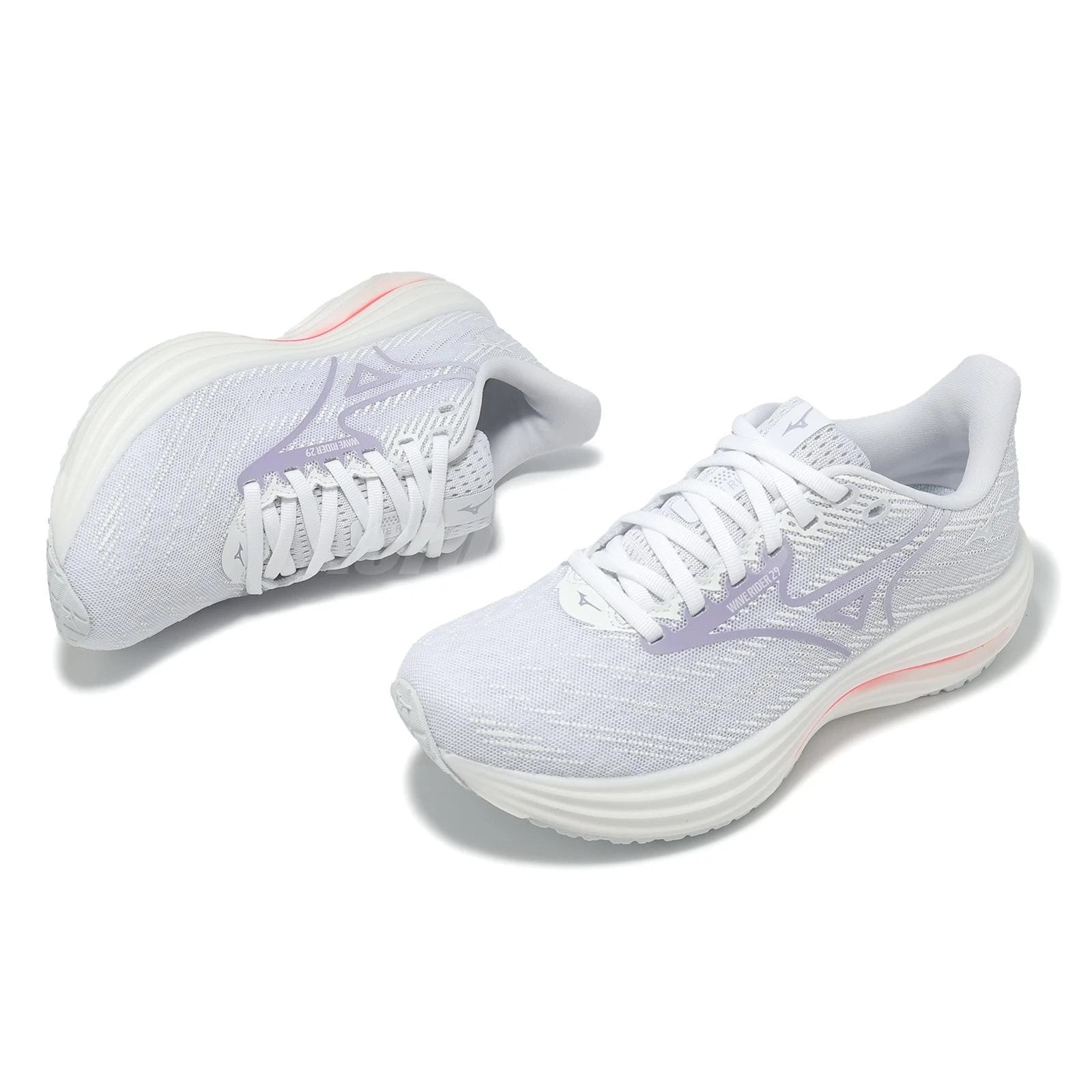 Women's - Mizuno Wave Rider 29 - WHITE-ICELANDIC BLUE