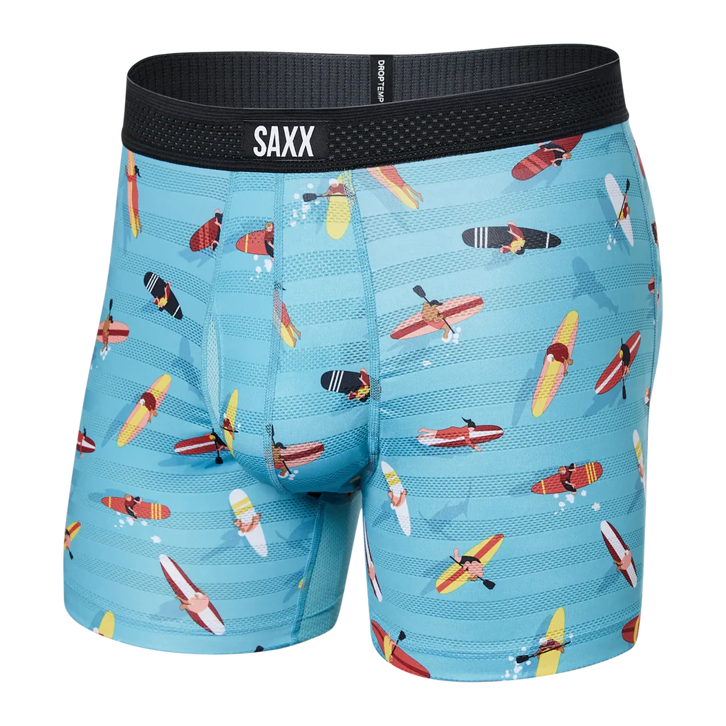 Saxx DropTemp Cooling Mesh Boxer Breif