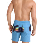 Men's - SAXX Oh Buoy 2N1 Volley 7" - Bold Stripe/Lake Blue