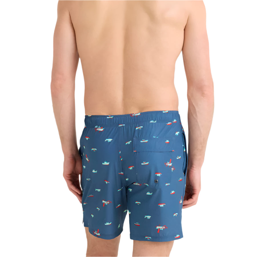 Men's - SAXX Oh Buoy 2N1 Volley 7" - Lets Get Kraken/Dark Denim