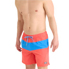 Men's - SAXX Oh Buoy CB 2N1 Volley 7" - Coral Red/Racer Blue