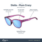 Tifosi Stella Plum Crazy features