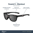 Tifosi Swank S Blackout features