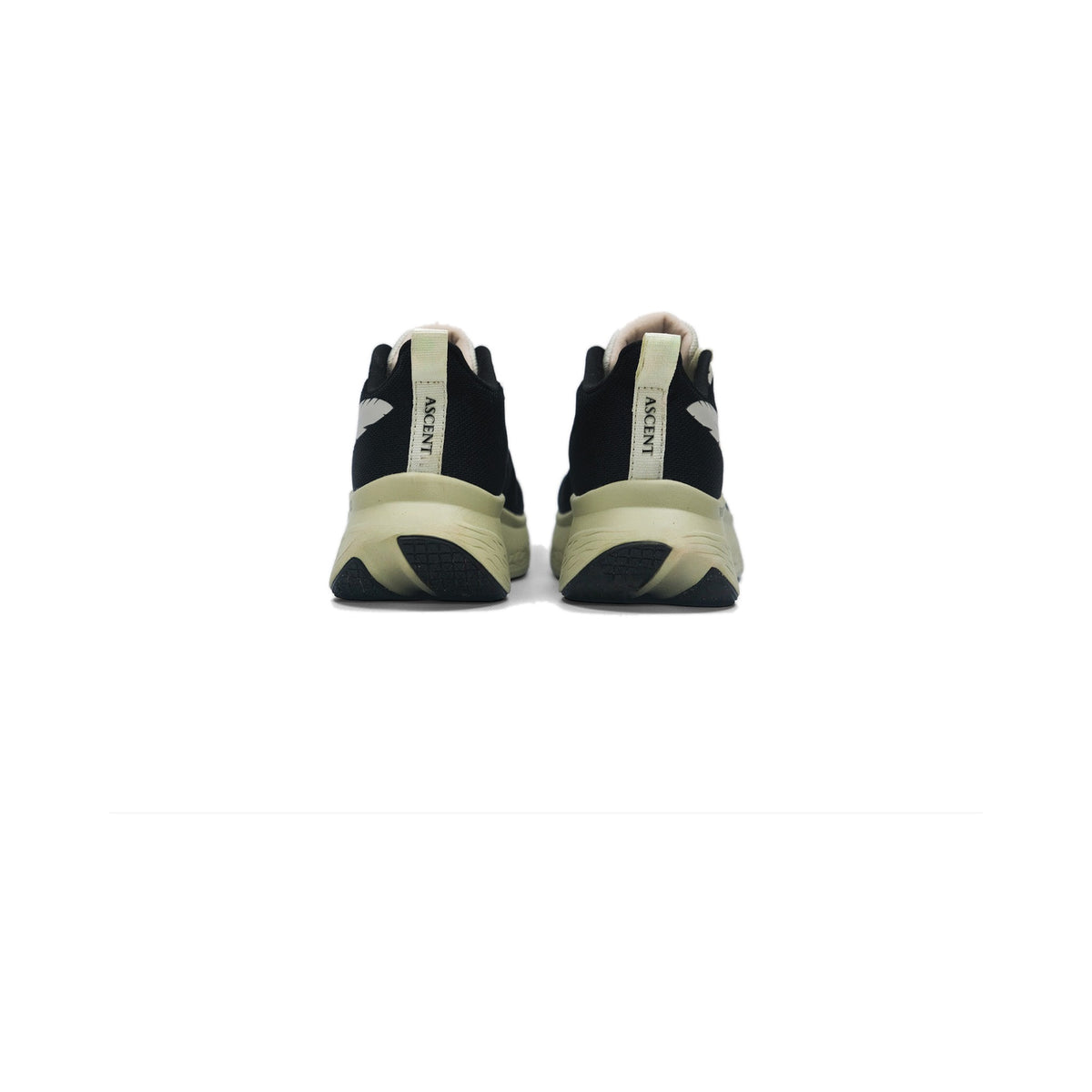 Veloci Ascent Black and Cream running shoe