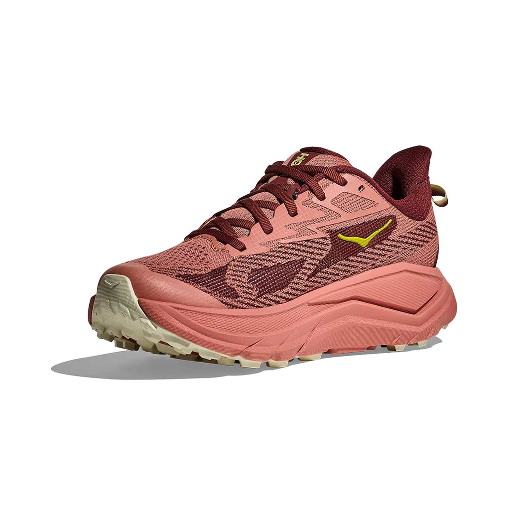 Women's HOKA Challenger 8 BLUSH - DARK CEDAR running shoe