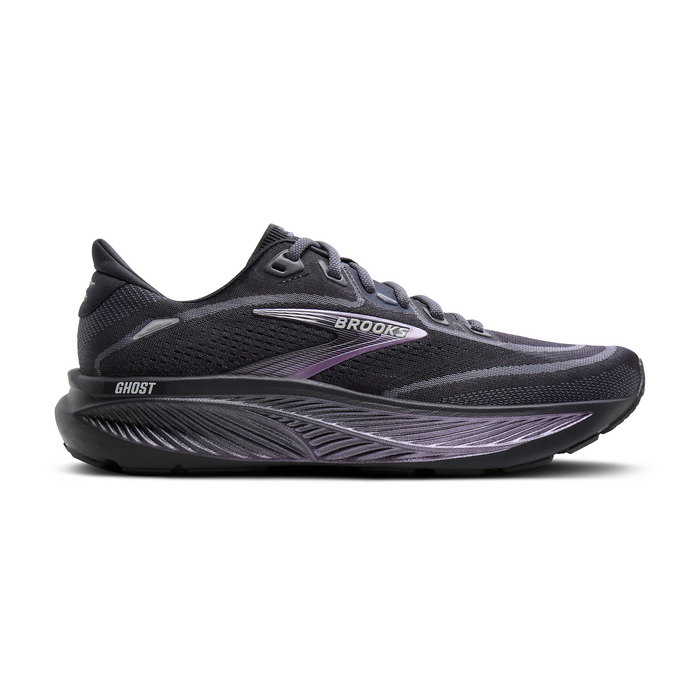Women's - Brooks Ghost 18 - Ebony/Folkstone/Metallic