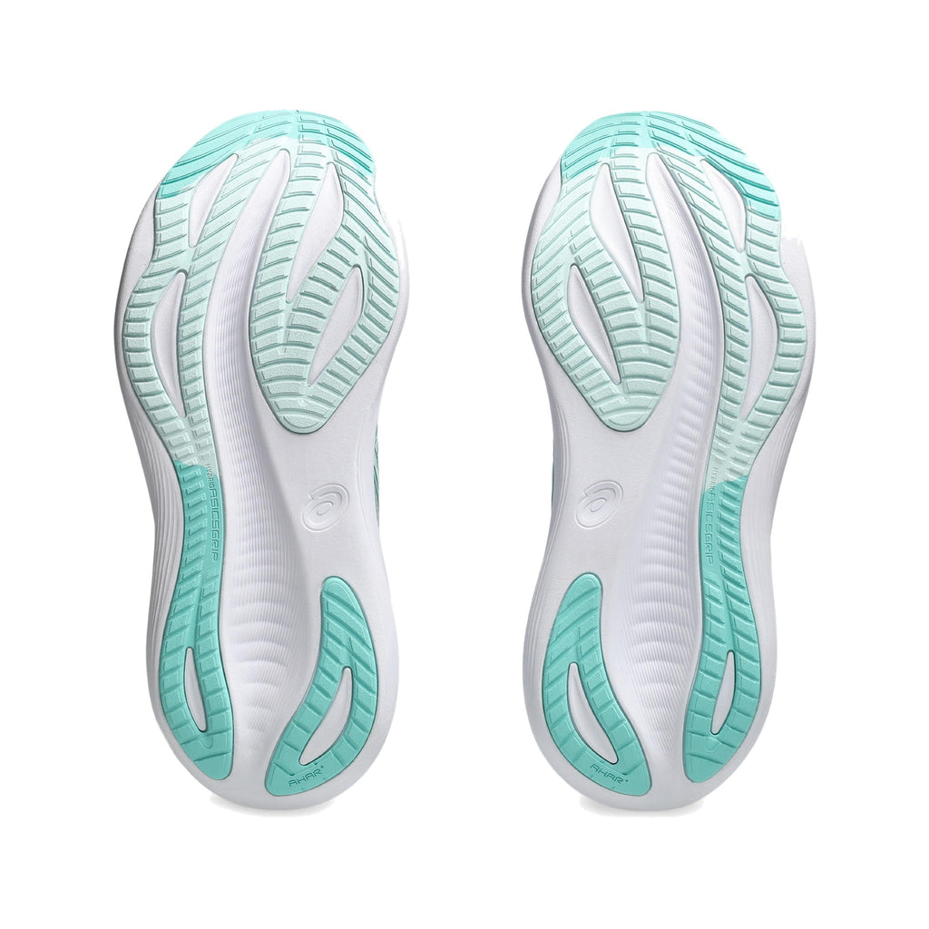 Women's ASICS Gel Nimbus 27 Piedmont Grey-Illuminate Mint running shoe