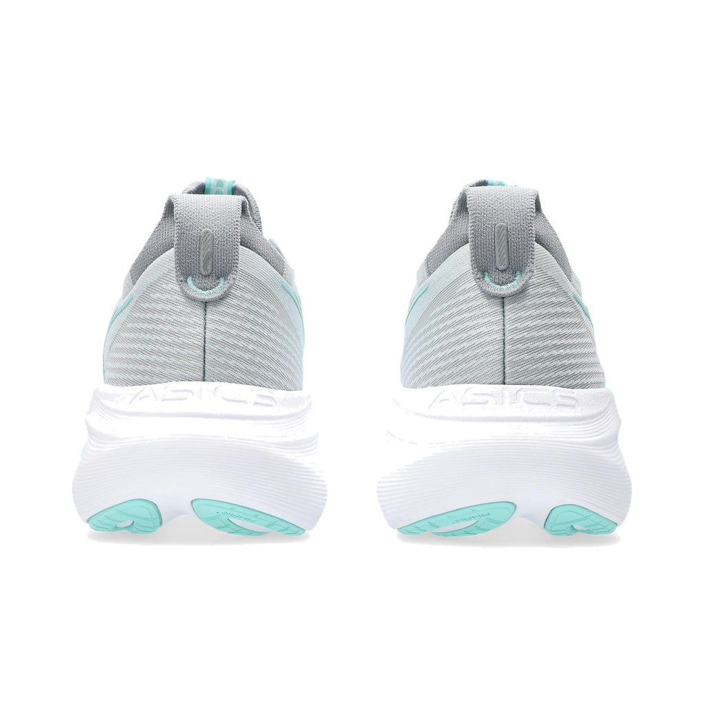 Women's ASICS Gel Nimbus 27 Piedmont Grey-Illuminate Mint running shoe