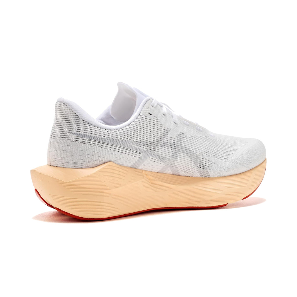 Women's ASICS Novablast 6 White-Vivid Coral running shoe