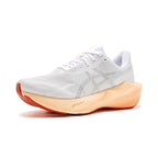 Women's ASICS Novablast 6 White-Vivid Coral running shoe
