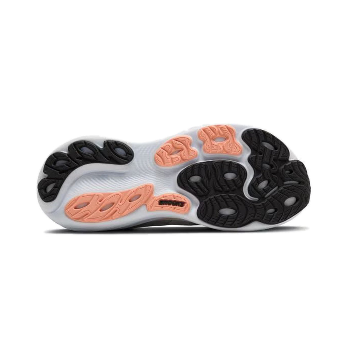 Women's Brooks Adrenaline GTS 25 Grey-Blackened Pearl-Coral running shoe