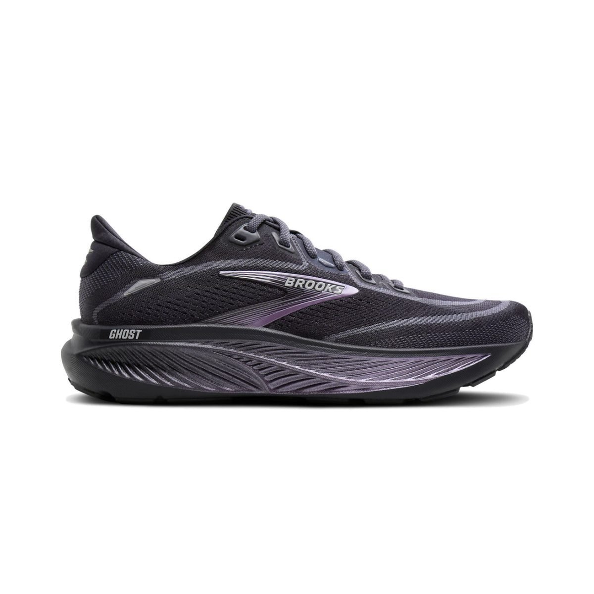 Women's Brooks Ghost 18 Ebony-Folkstone-Metallic running shoe