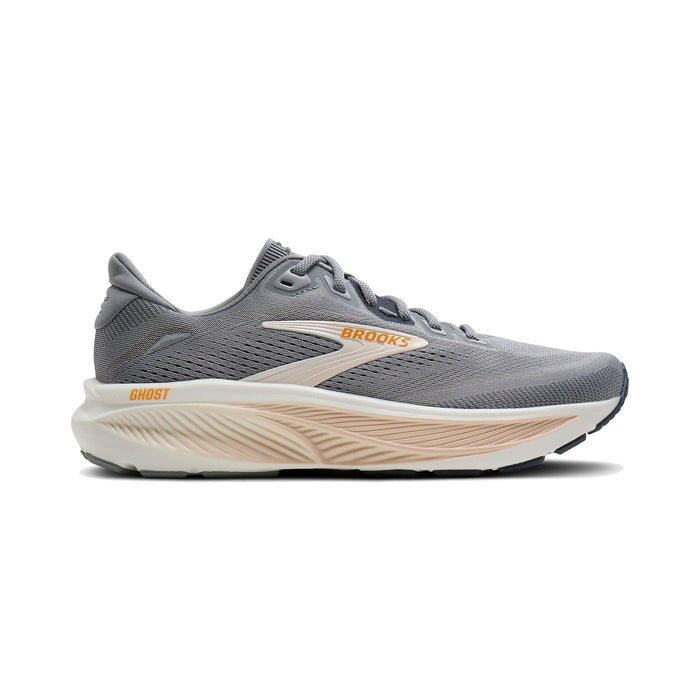 Women's - Brooks Ghost 18 - Grey/Morganite/Coconut