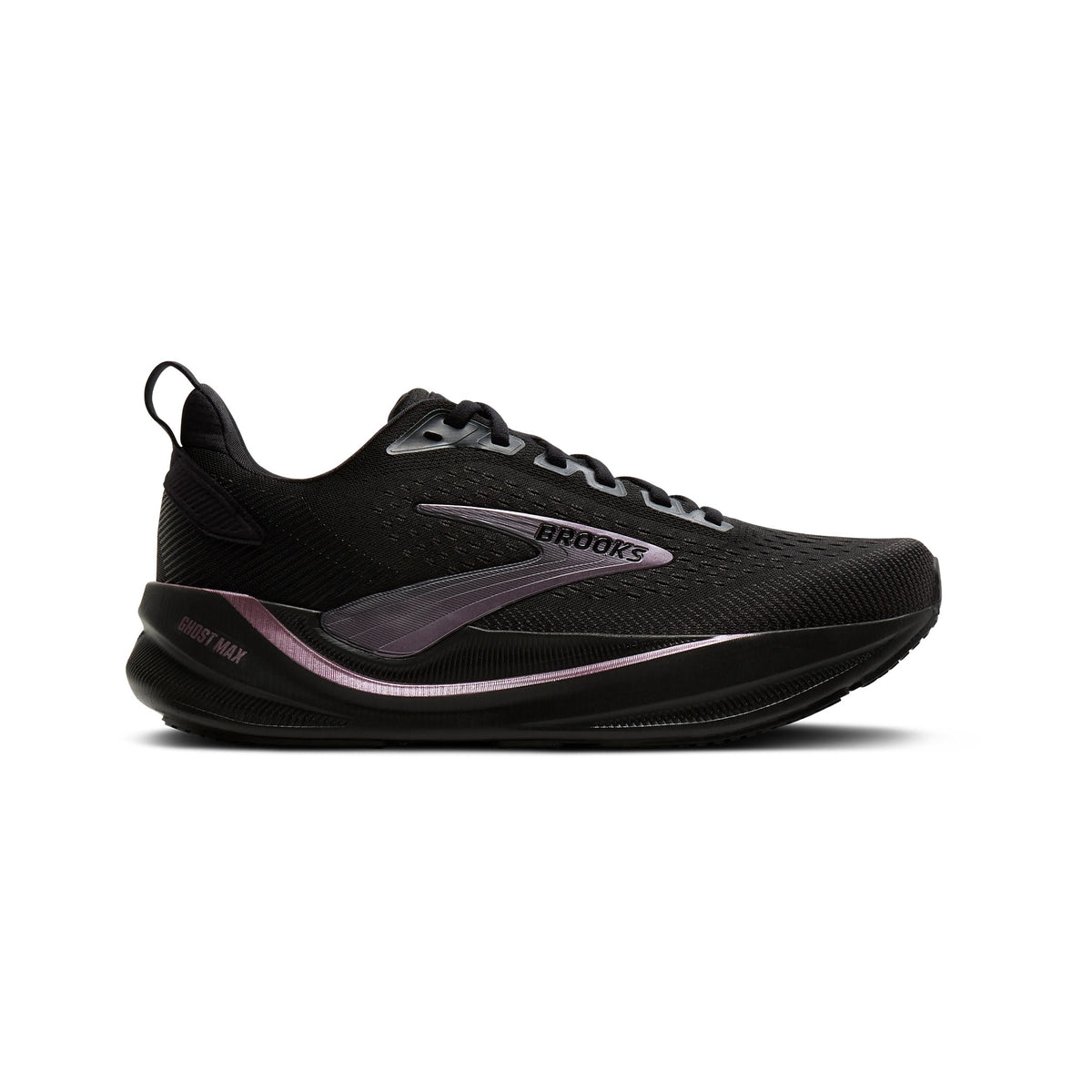 Women's Brooks Ghost Max 4 Black-Black-Rose Gold running shoe