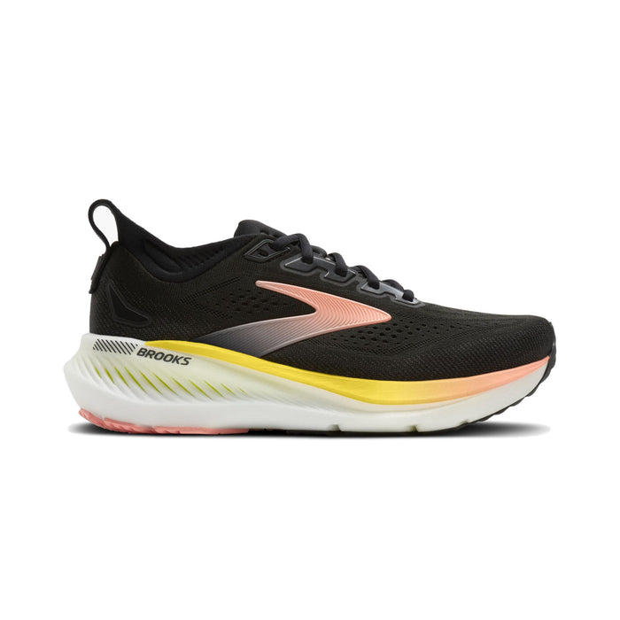 Women's - Brooks Glycerin GTS 23 - Black/Peach/Nightlife