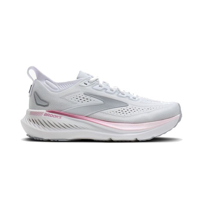 Women's - Brooks Glycerin GTS 23 - White/Harbor Mist/Metallic