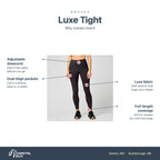 Women's Brooks Luxe Tight Wildcat Cocoa features